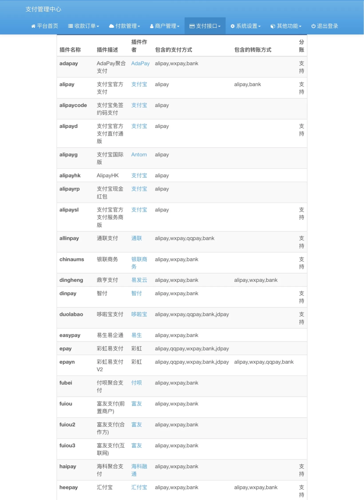 图片[2]-YH0233 彩虹易支付旧版（内置60+支付插件）-云浩资源网